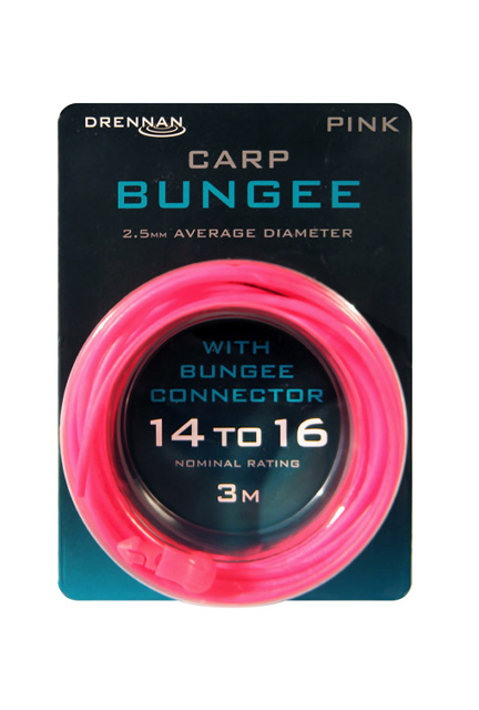 Drennan Bungee Connectors Medium Green/Yellow & Large Pink/Red Pole Match Fishin 