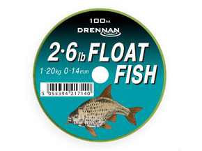 DRENNEN FLUOROCARBON LEADER LINE 6lb. test 50m centerpin fishinh