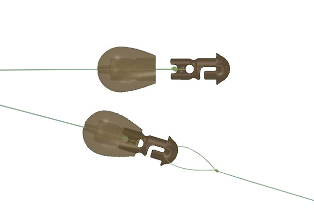 Milepet 40pcs Carp Fishing Quick Change Beads Camo Fishing Hooklength for Inline Flat Method Feeder,Large&Small 