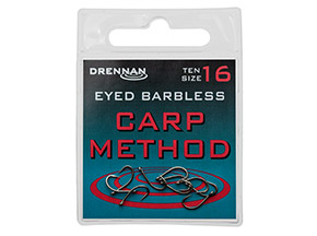 Drennan Barbless Wide Gape Carp Hooks To Nylon