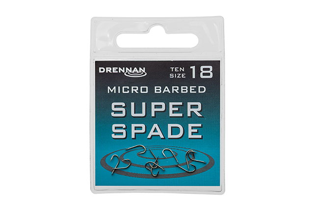 Drennan Spade End Barbed Hooks Carbon Feeder Size 22 