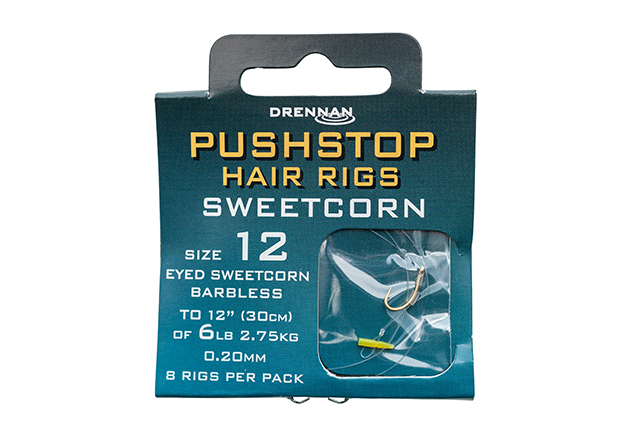 Pushstop Hair Rigs - Sweetcorn