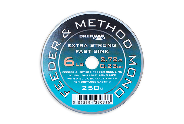 Drennan Feeder & Method Mono 100m & 250m Spools Reel Line Match Coarse Feeder 