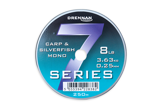 Drennan 7 Series Carp & Silverfish Monofilament Fishing Line 250metre 8lb 