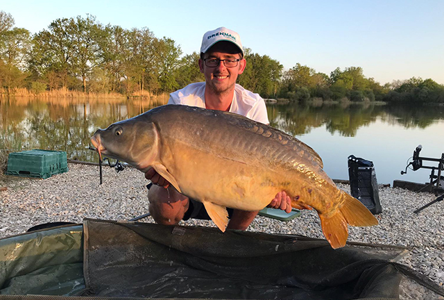 Drennan's Jack Griffiths tames 102lb catfish on Drennan Waggler