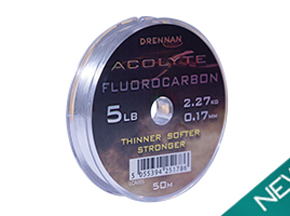 DRENNEN FLUOROCARBON LEADER LINE 6lb. test 50m centerpin fishinh